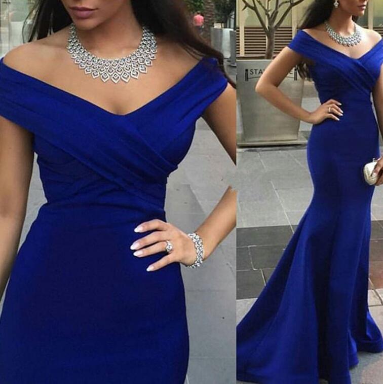 Blue Dress with Accessories